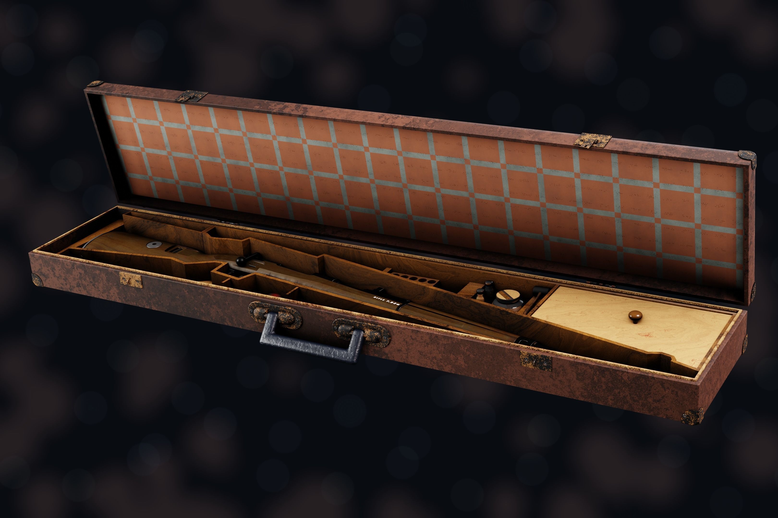 Weapon NZ KR-7 92M Low-poly 3D model_4