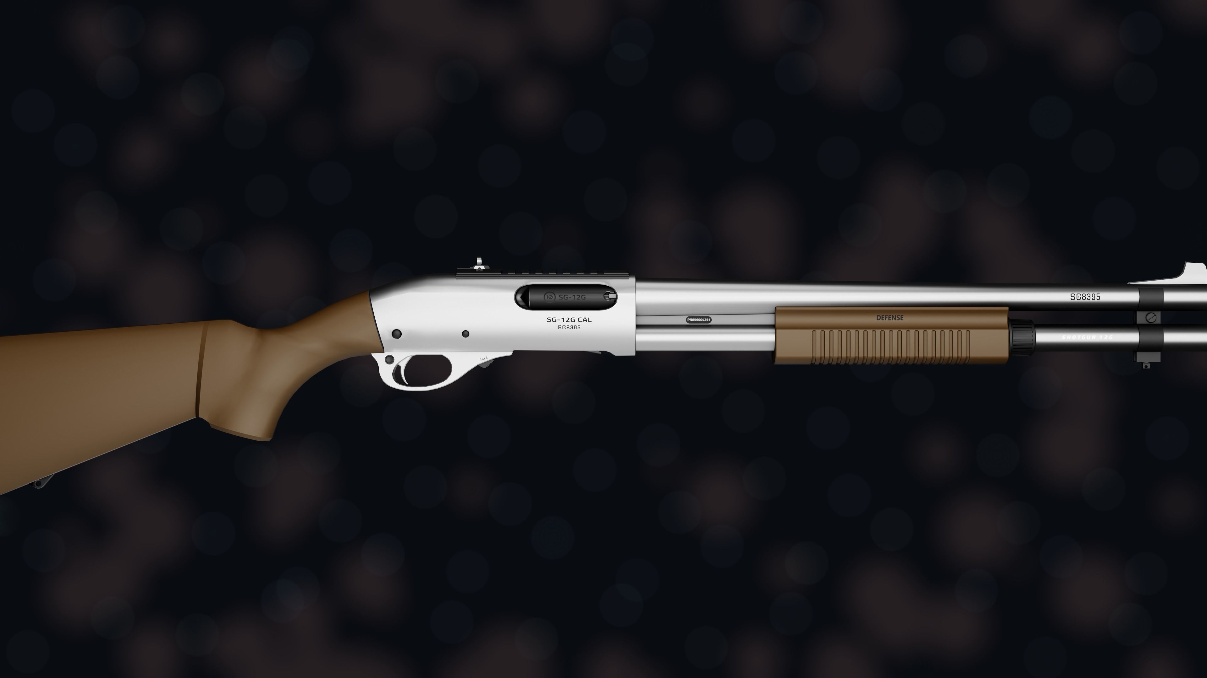 Weapon NZ SHOTGUN-12G Low-poly 3D model_25