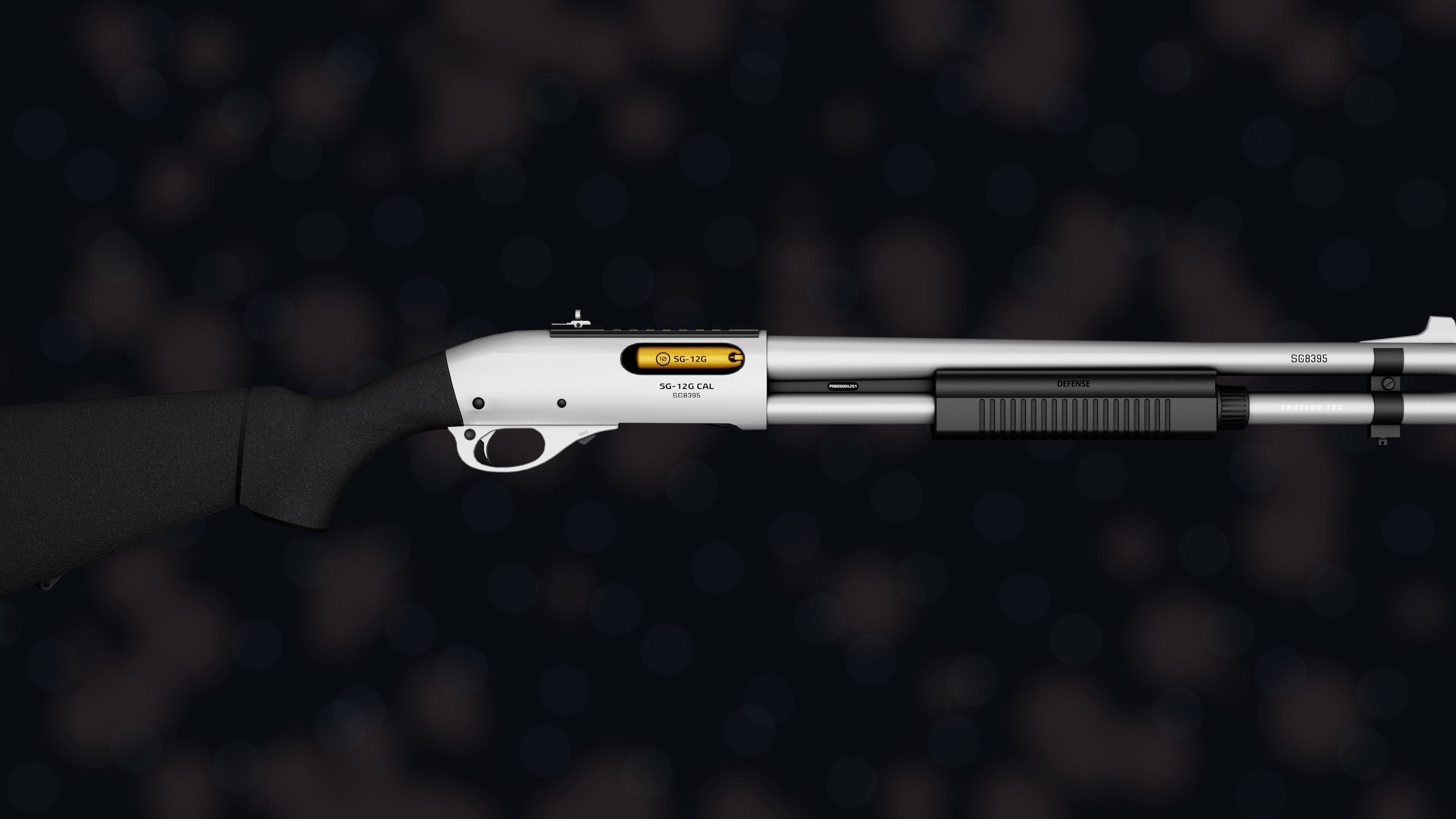 Weapon NZ SHOTGUN-12G Low-poly 3D model_31
