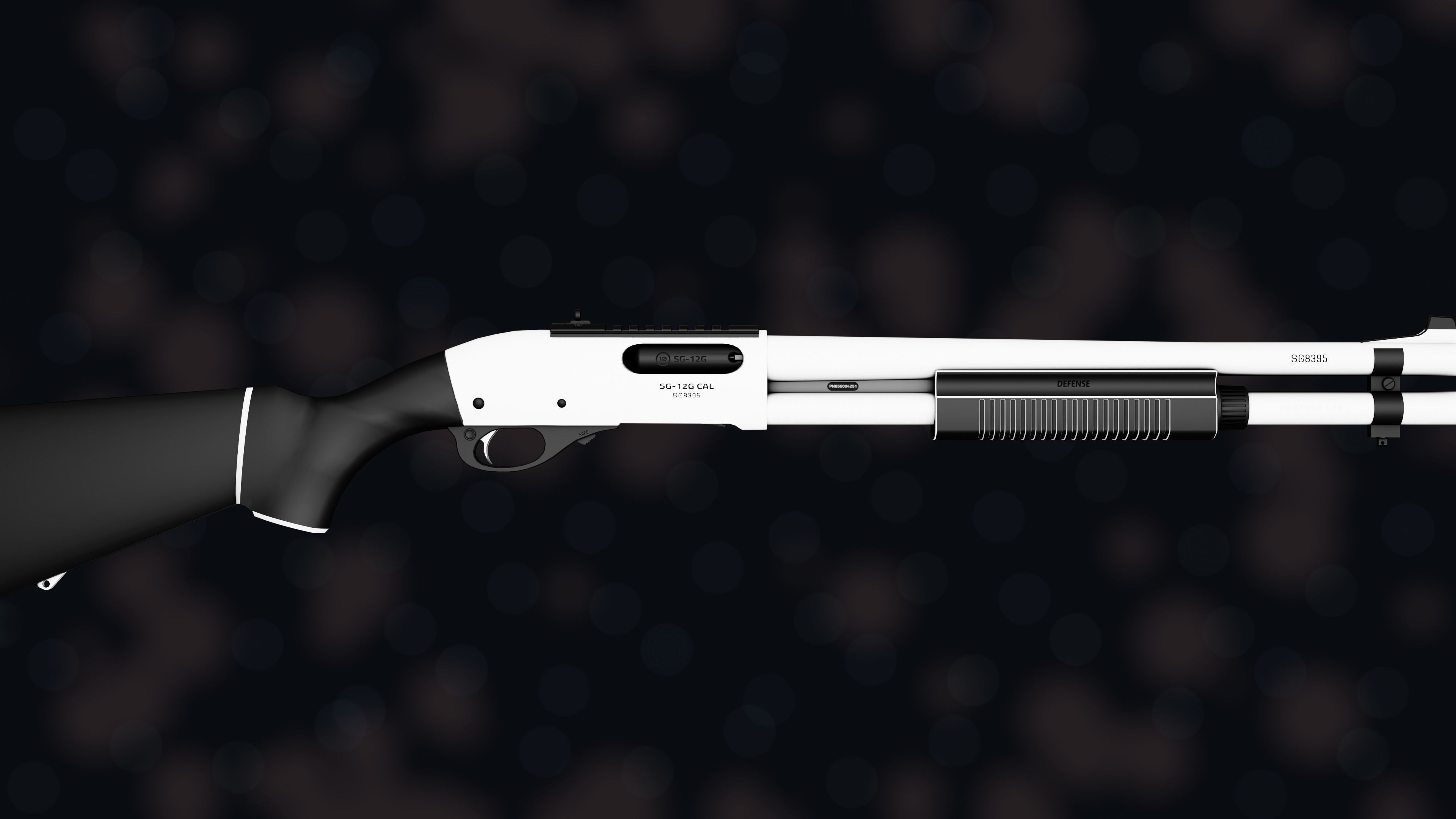 Weapon NZ SHOTGUN-12G Low-poly 3D model_28