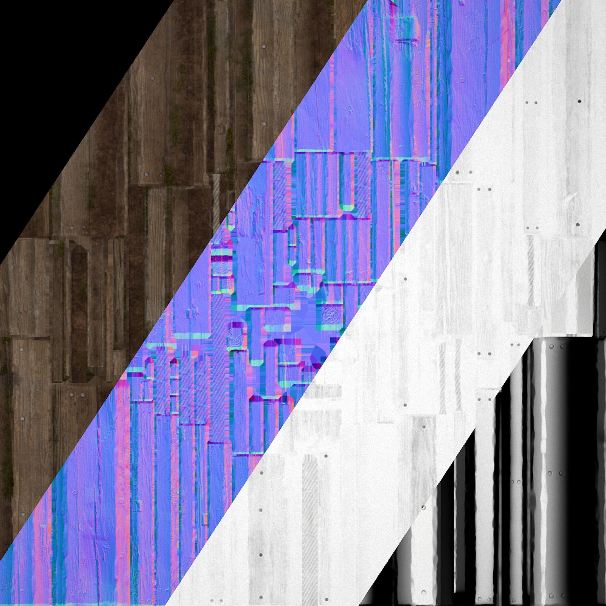 Medieval Gallows Podium Torture Low-poly 3D model_25