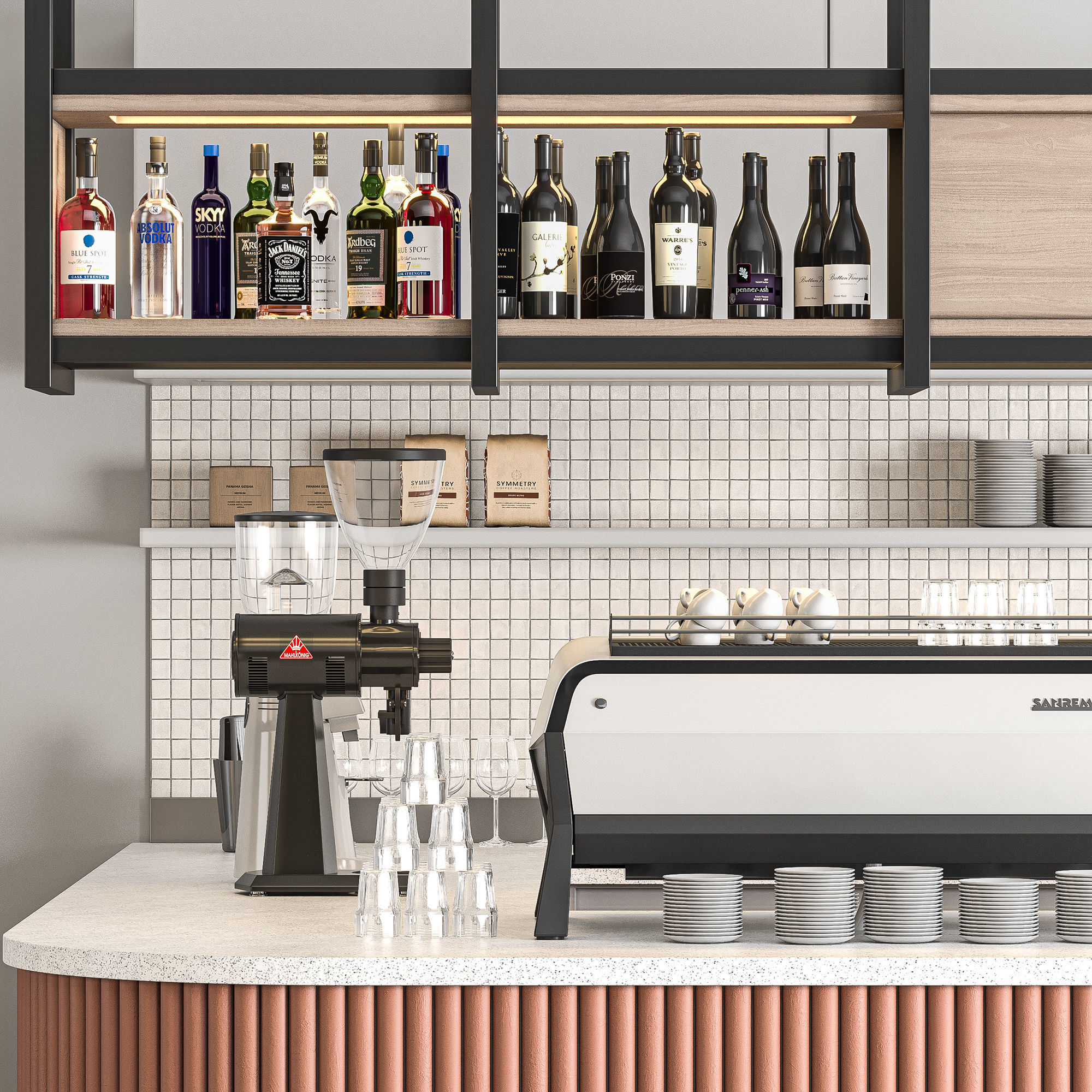 Coffee Shop 06 3D model_1