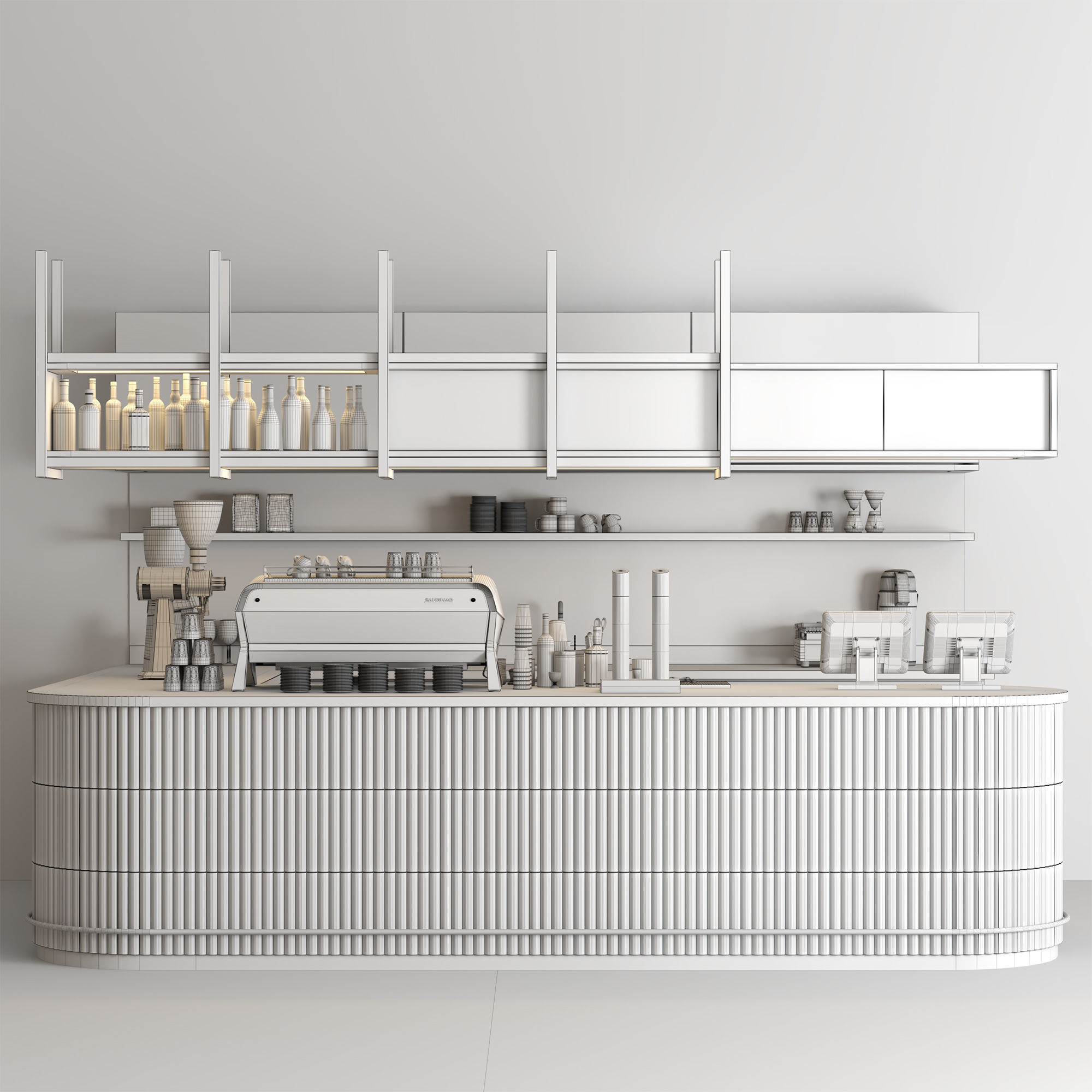 Coffee Shop 06 3D model_4