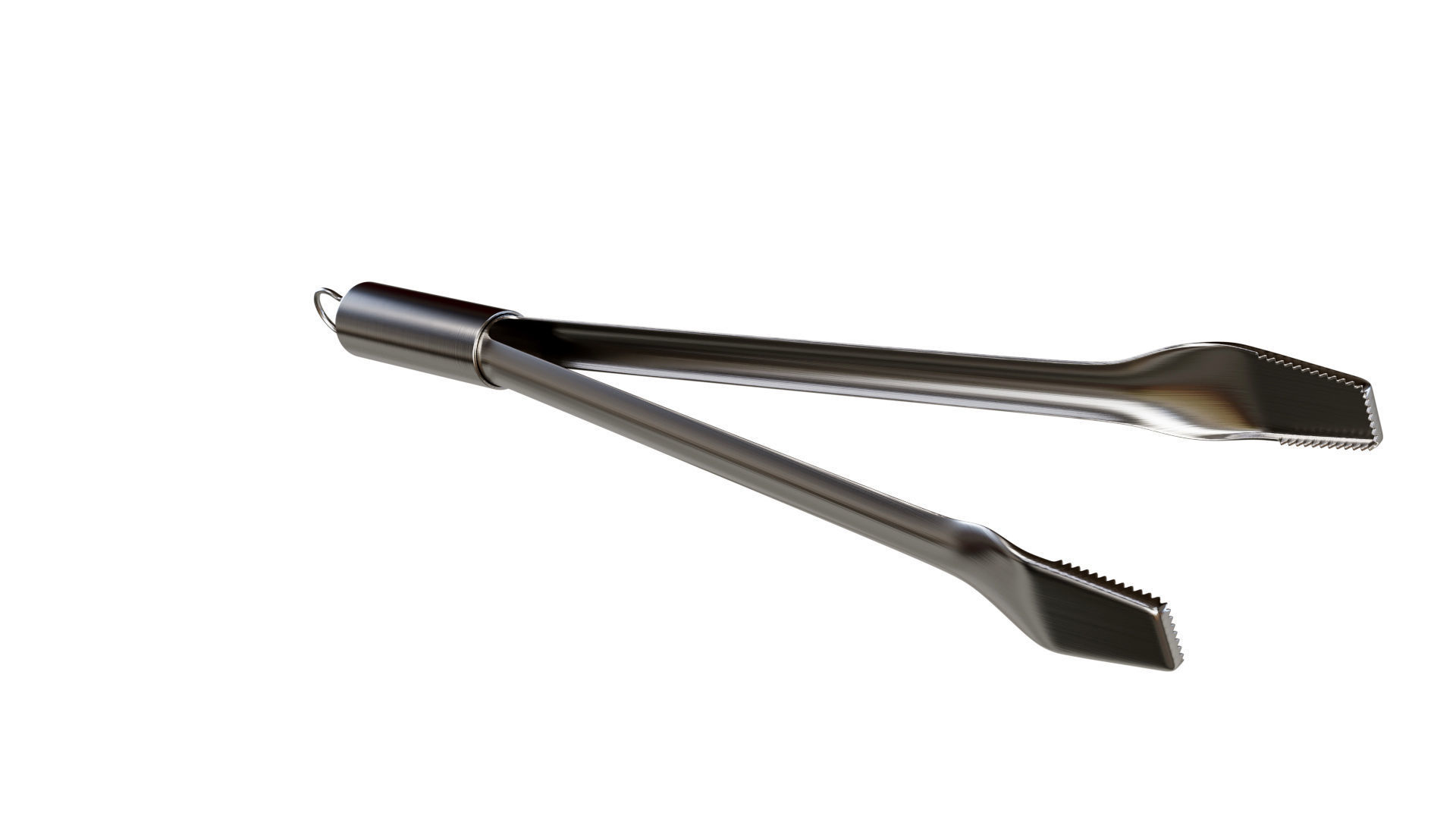 Barbecue Tongs 3D model CGTrader