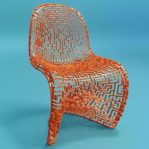Maze Verner Panton Chair 3D model
