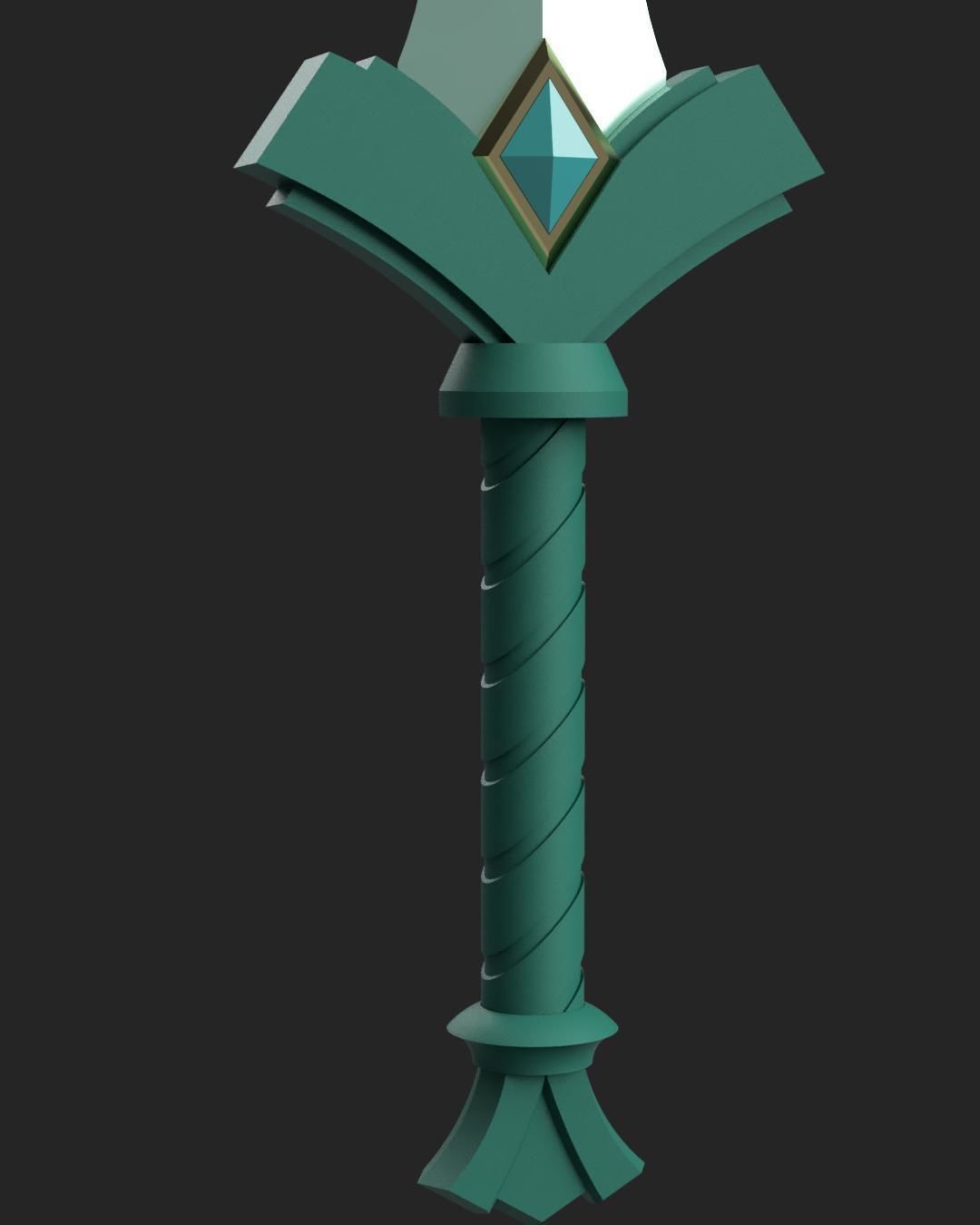 Legend of Zelda Skyward Sword - Goddess Sword and Longsword 3D print model_3