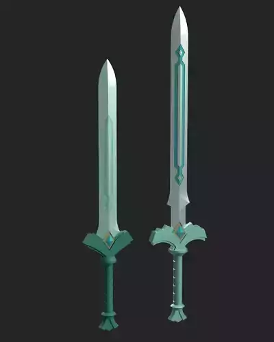 Legend of Zelda Skyward Sword - Goddess Sword and Longsword 3D print model