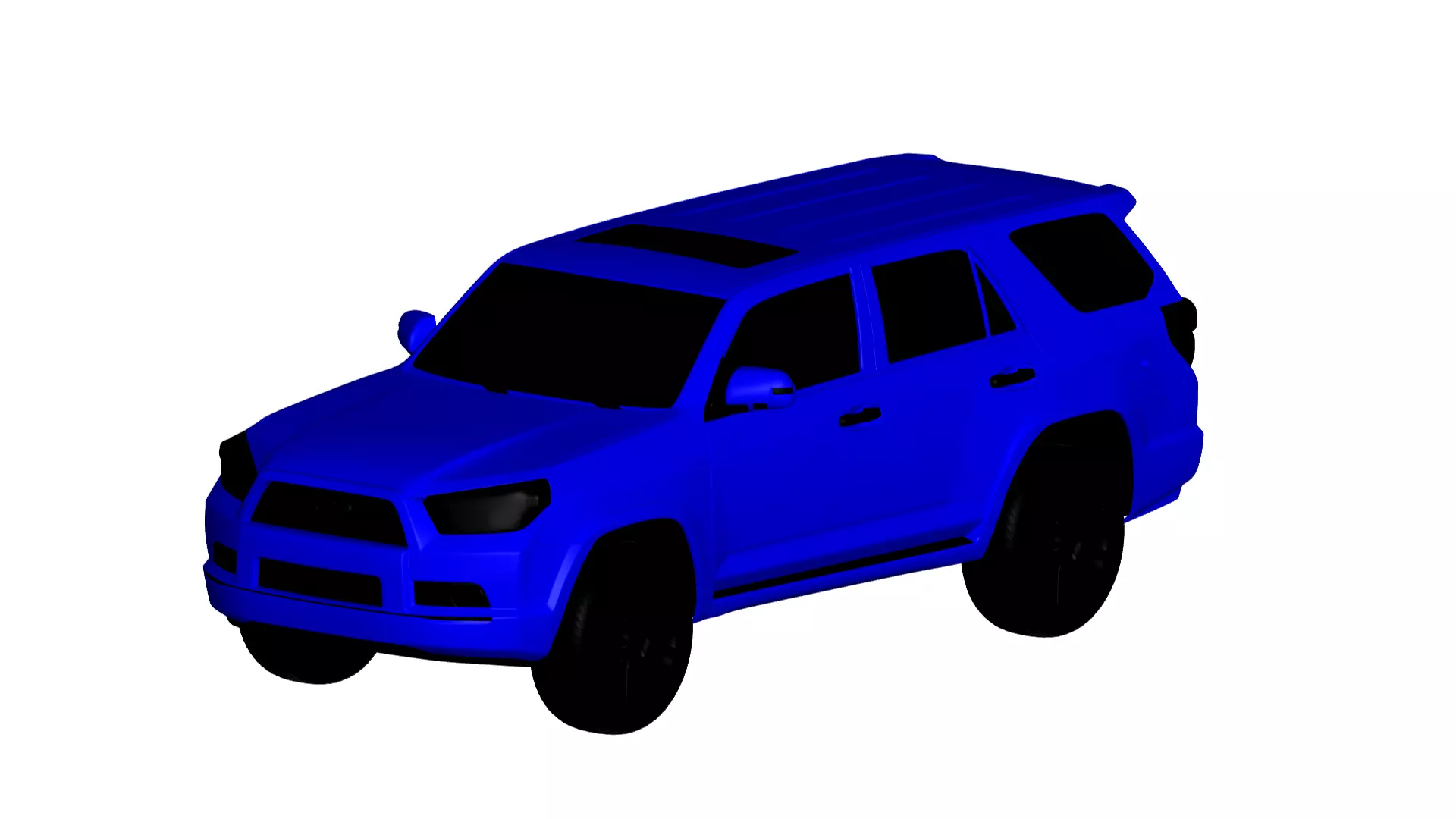 Toyota 4Runner 2013 3D model_0