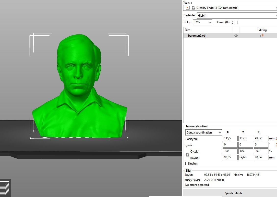 Ingmar Bergman 3D print model_3