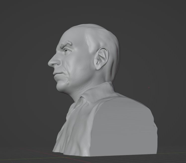 Ingmar Bergman 3D print model_4