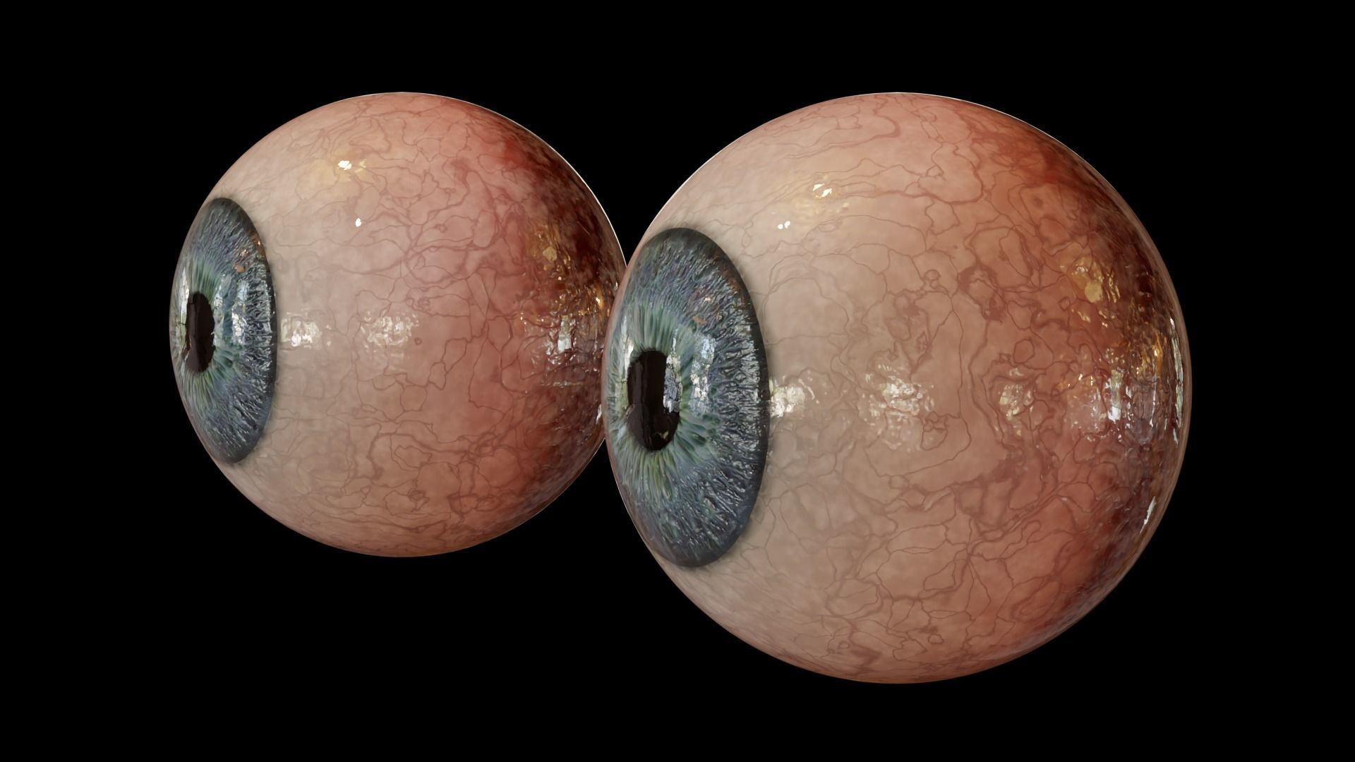 Hyper-Realistic Eye Rig - Blender 3D model_1