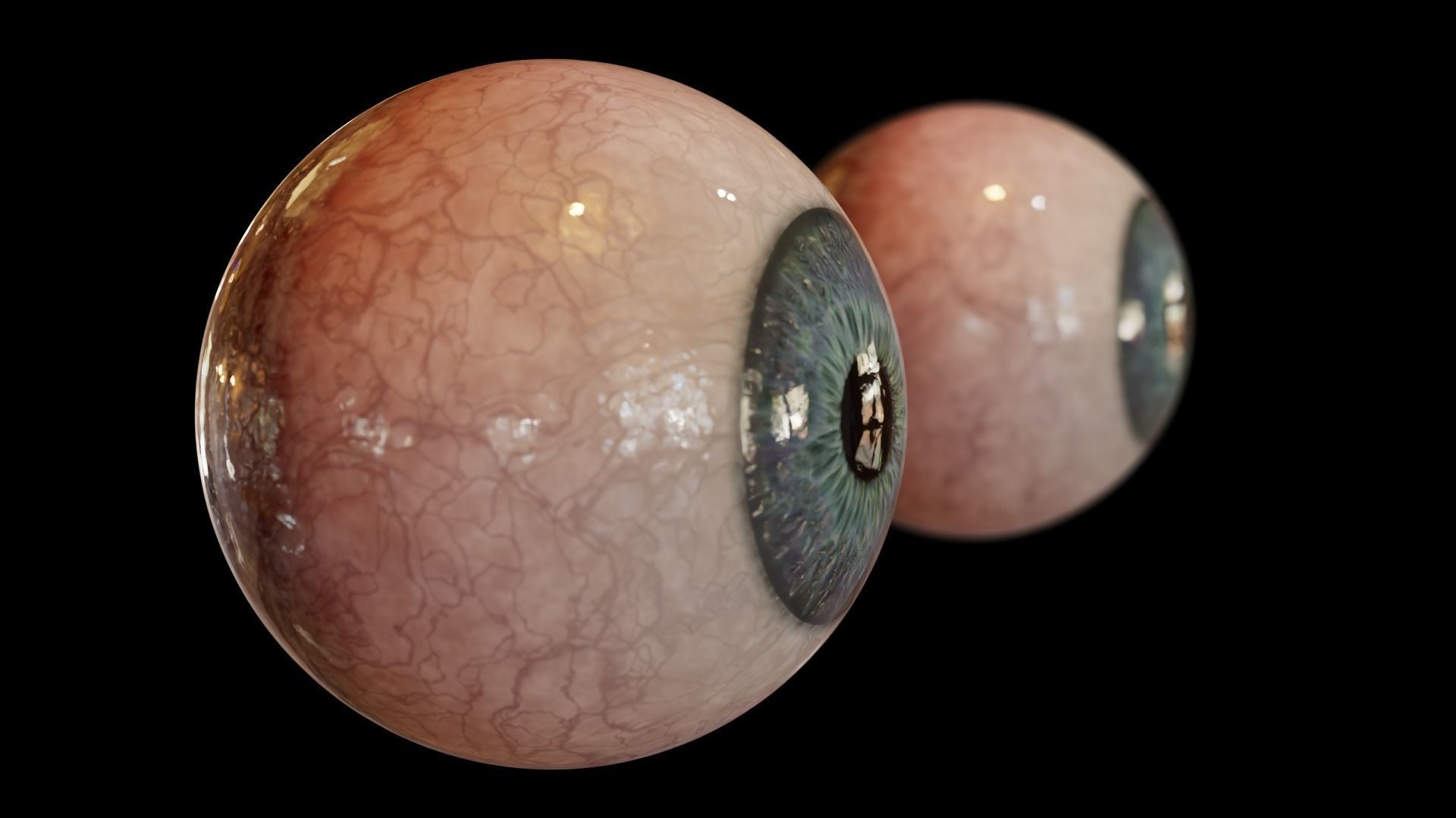 Hyper-Realistic Eye Rig - Blender 3D model_3