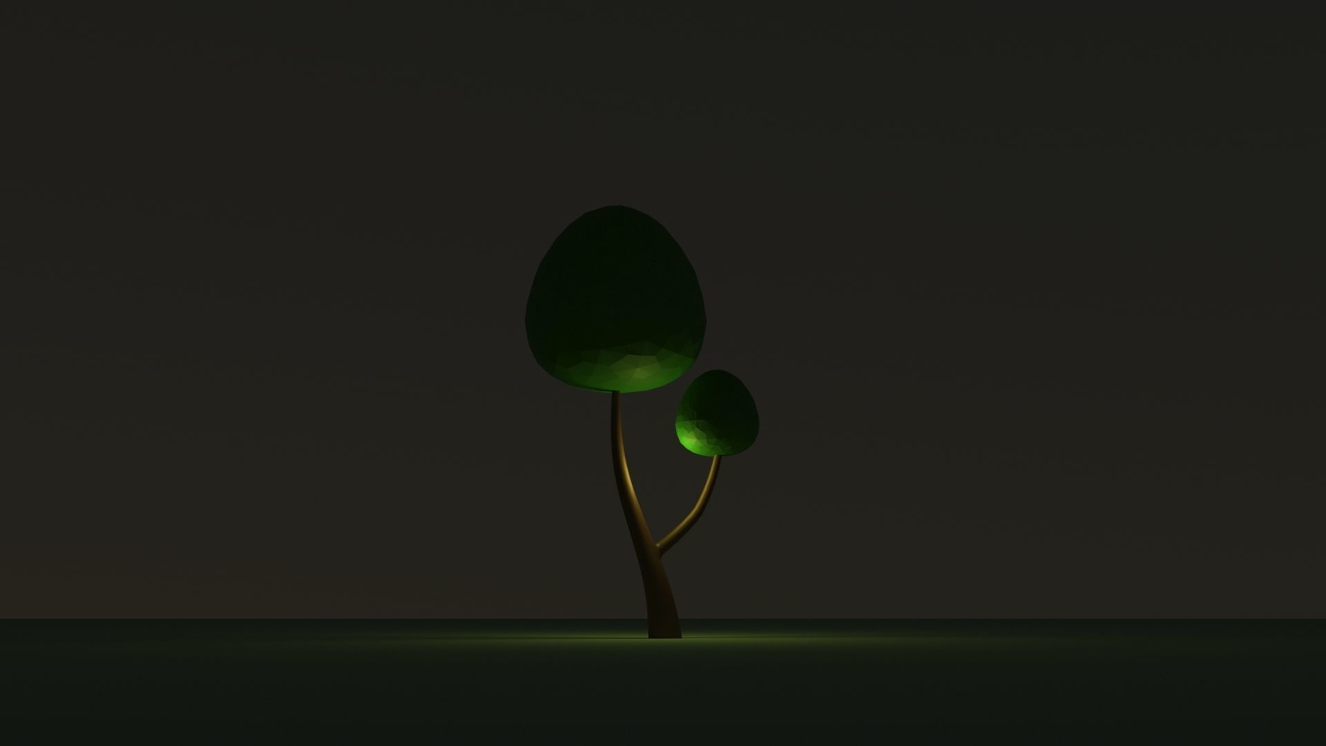 Cartoon Tree 02 3D model_7