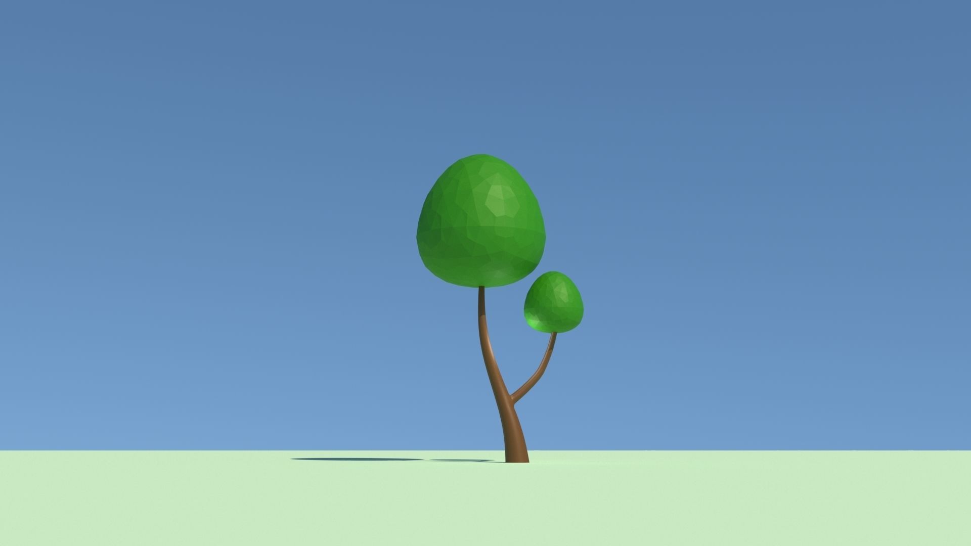 Cartoon Tree 02 3D model_5