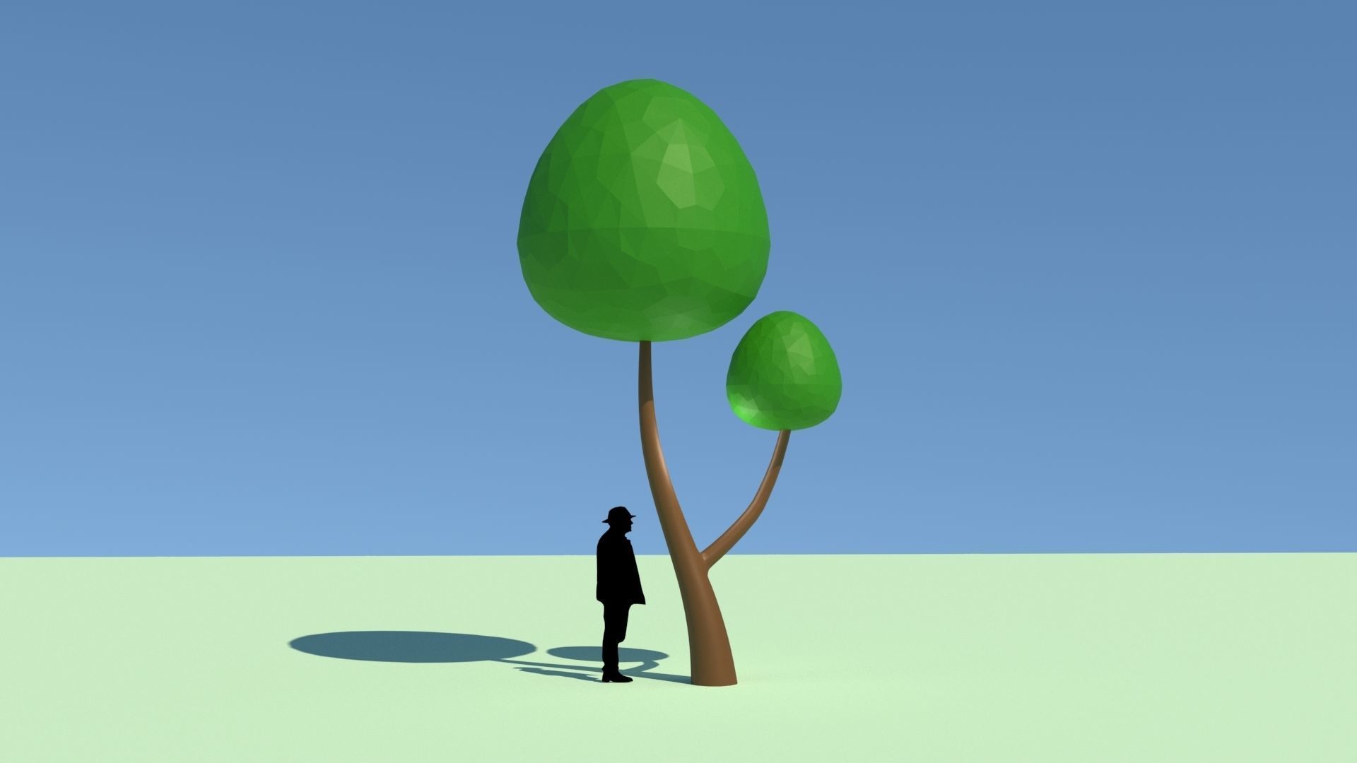Cartoon Tree 02 3D model_6