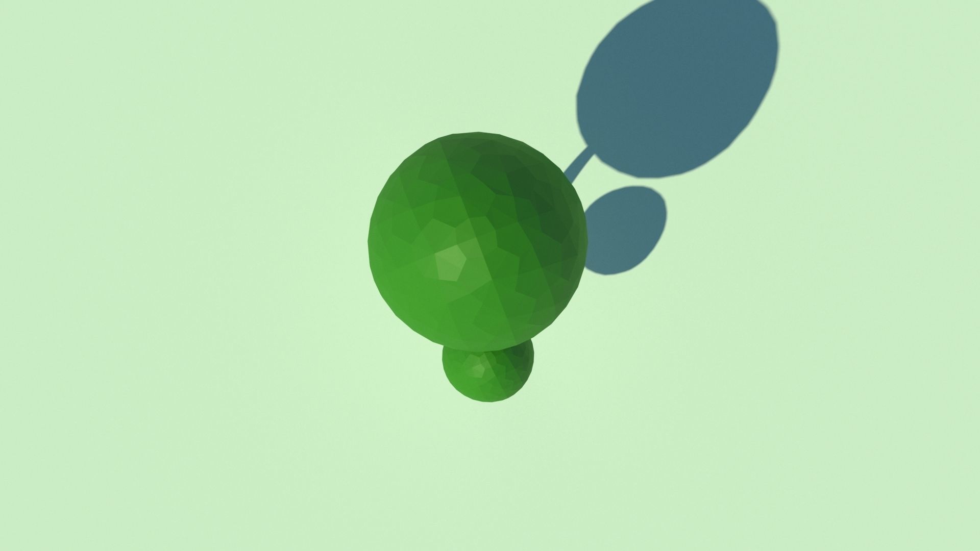 Cartoon Tree 02 3D model_2