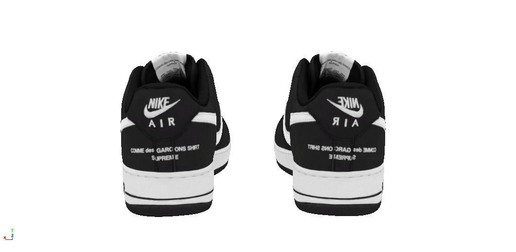 cdg x supreme x nike air force 1