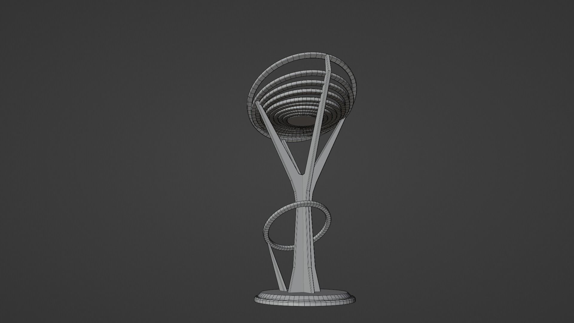 Barstool 1 Free low-poly 3D model_12