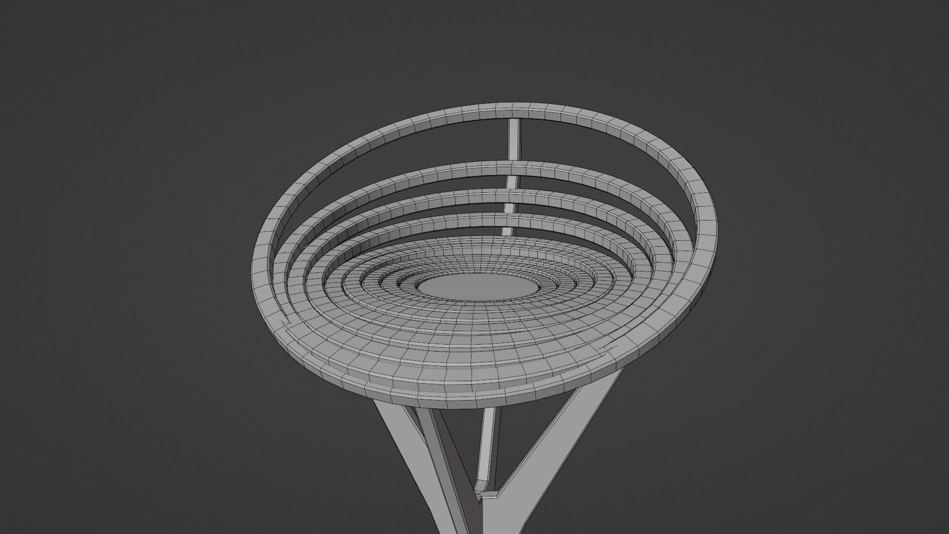 Barstool 1 Free low-poly 3D model_10