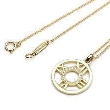 YD131 silver necklace with roman numeral 3D print model_8