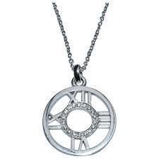 YD131 silver necklace with roman numeral 3D print model_5