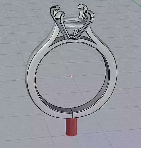 YD133 engagement ring