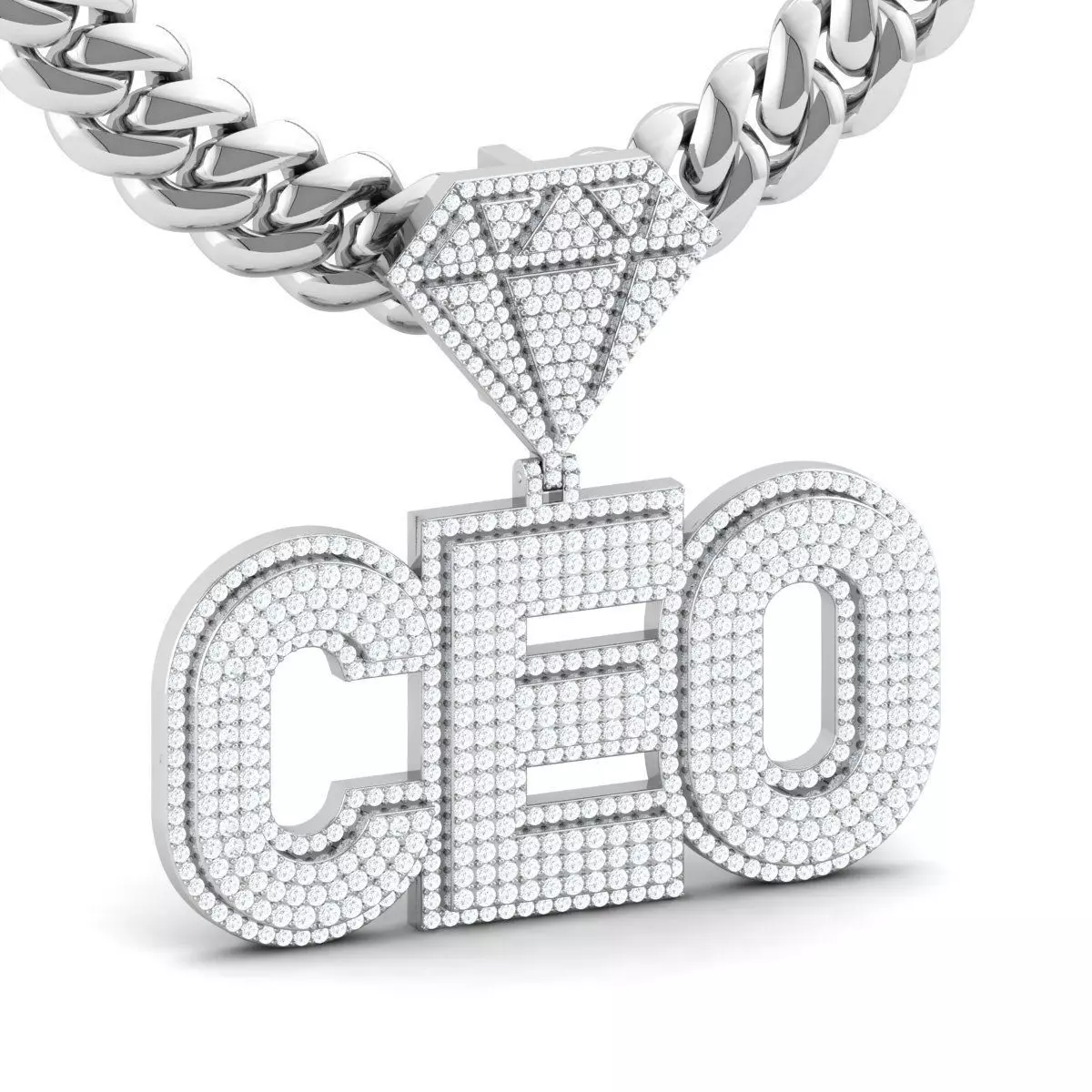 HIPHOP CEO LETTER PENDENT 3D print model