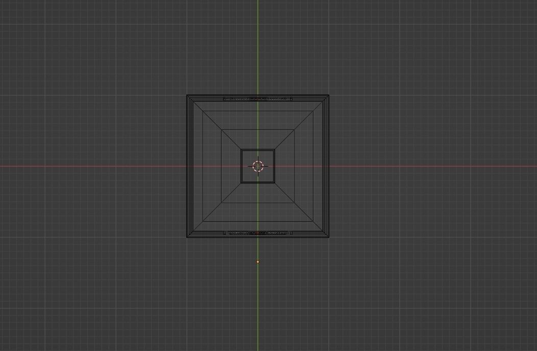 ClockBuilding clock tower Low-poly 3D model_12