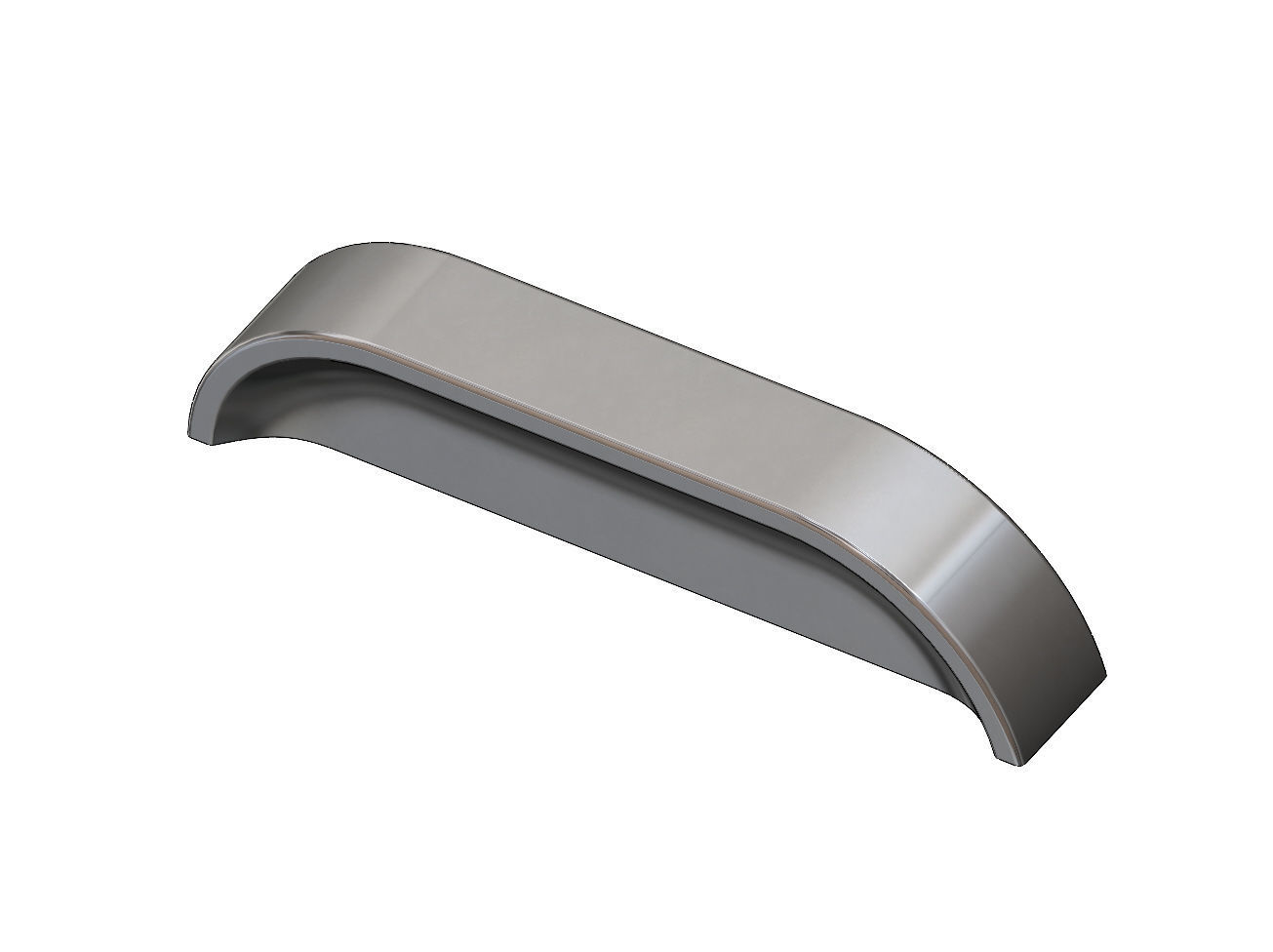 Cabinet drawer handle and pull N006 miniset 3D print model_9