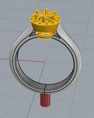 YD138 ring 3D print model_1