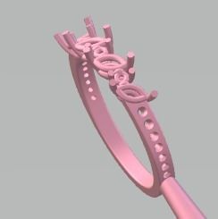 YD140 magnifying glass 3D print model_1