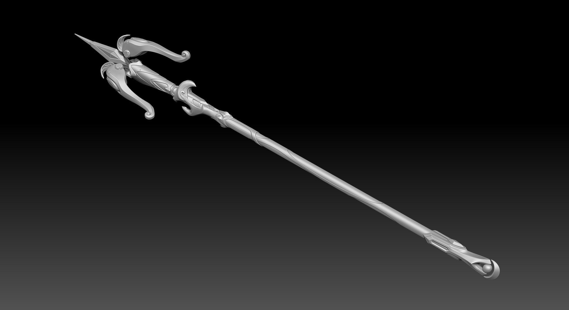 Atlantic Mercy Staff  3D print model_1