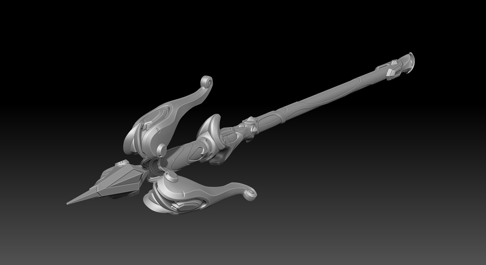 Atlantic Mercy Staff  3D print model_2