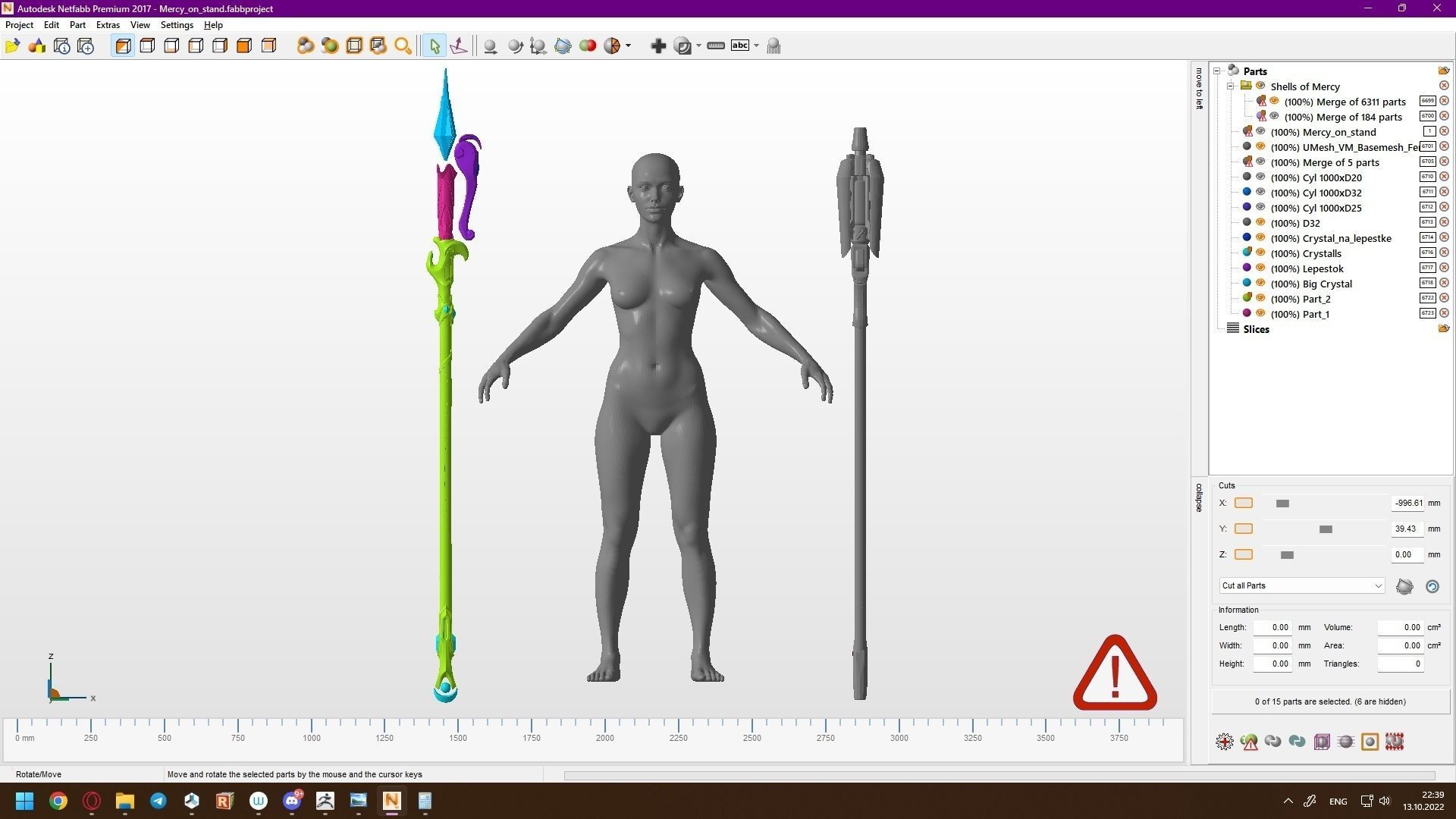 Atlantic Mercy Staff  3D print model_22
