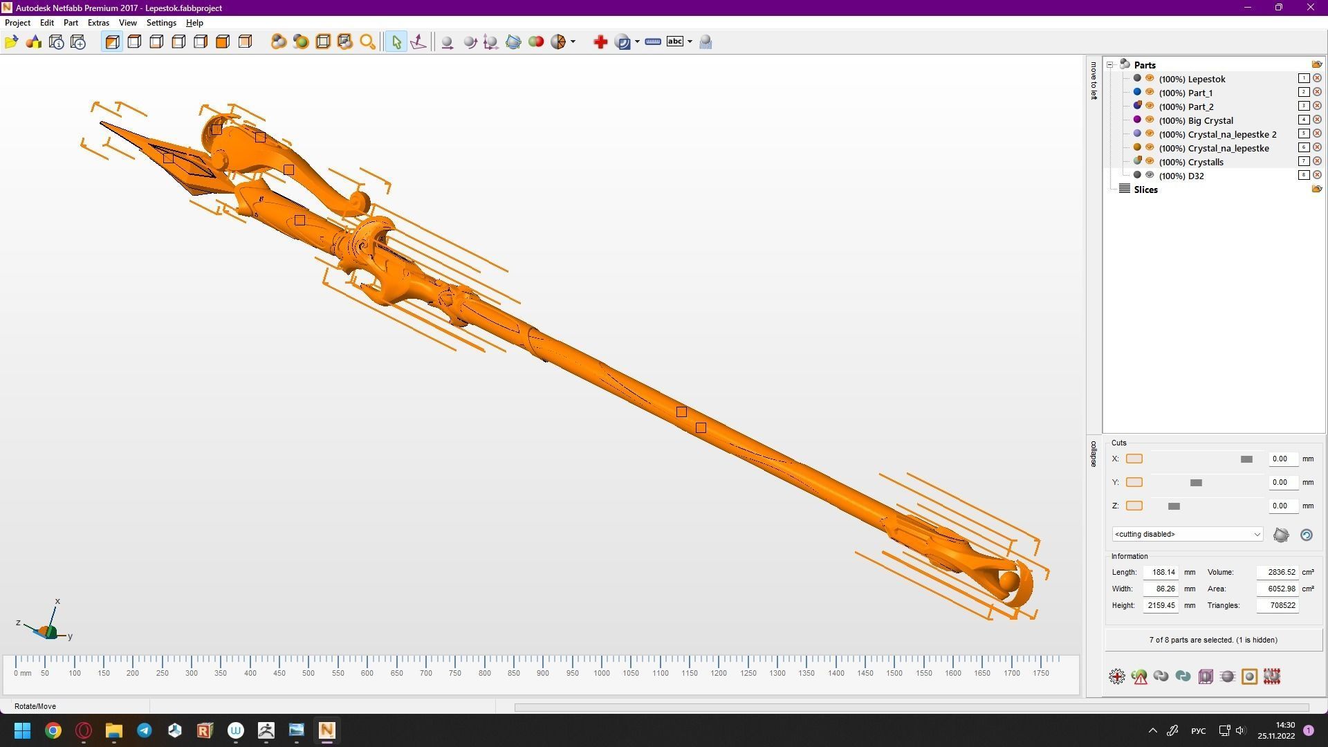Atlantic Mercy Staff  3D print model_25
