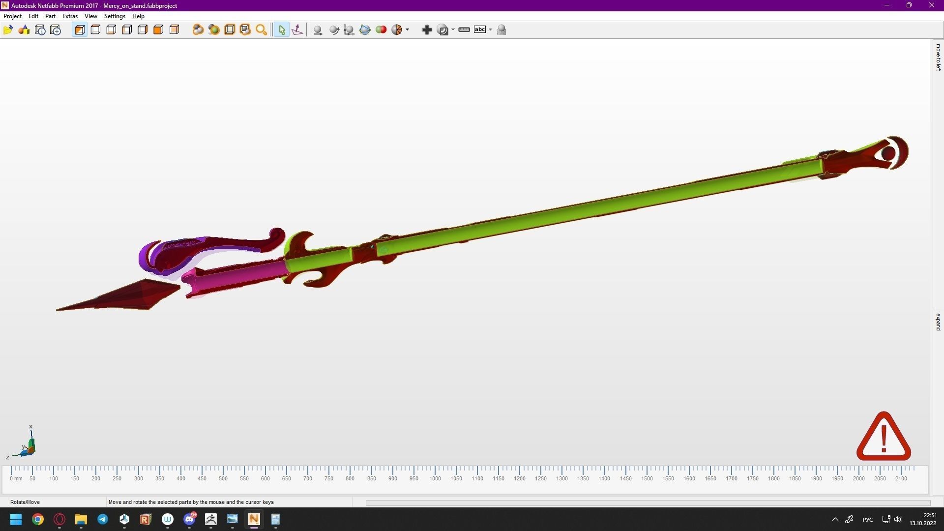 Atlantic Mercy Staff  3D print model_23