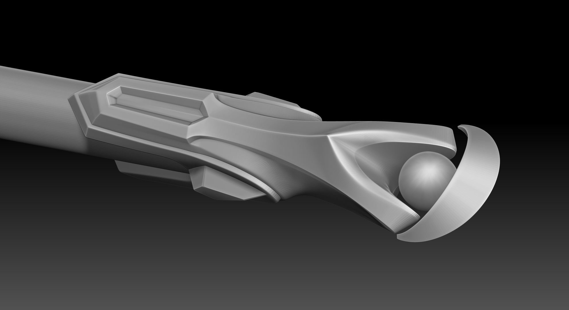 Atlantic Mercy Staff  3D print model_17