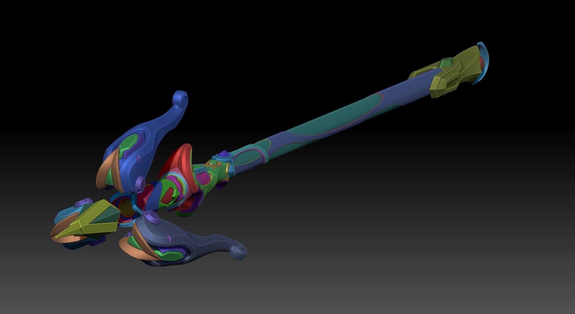 Atlantic Mercy Staff  3D print model_14