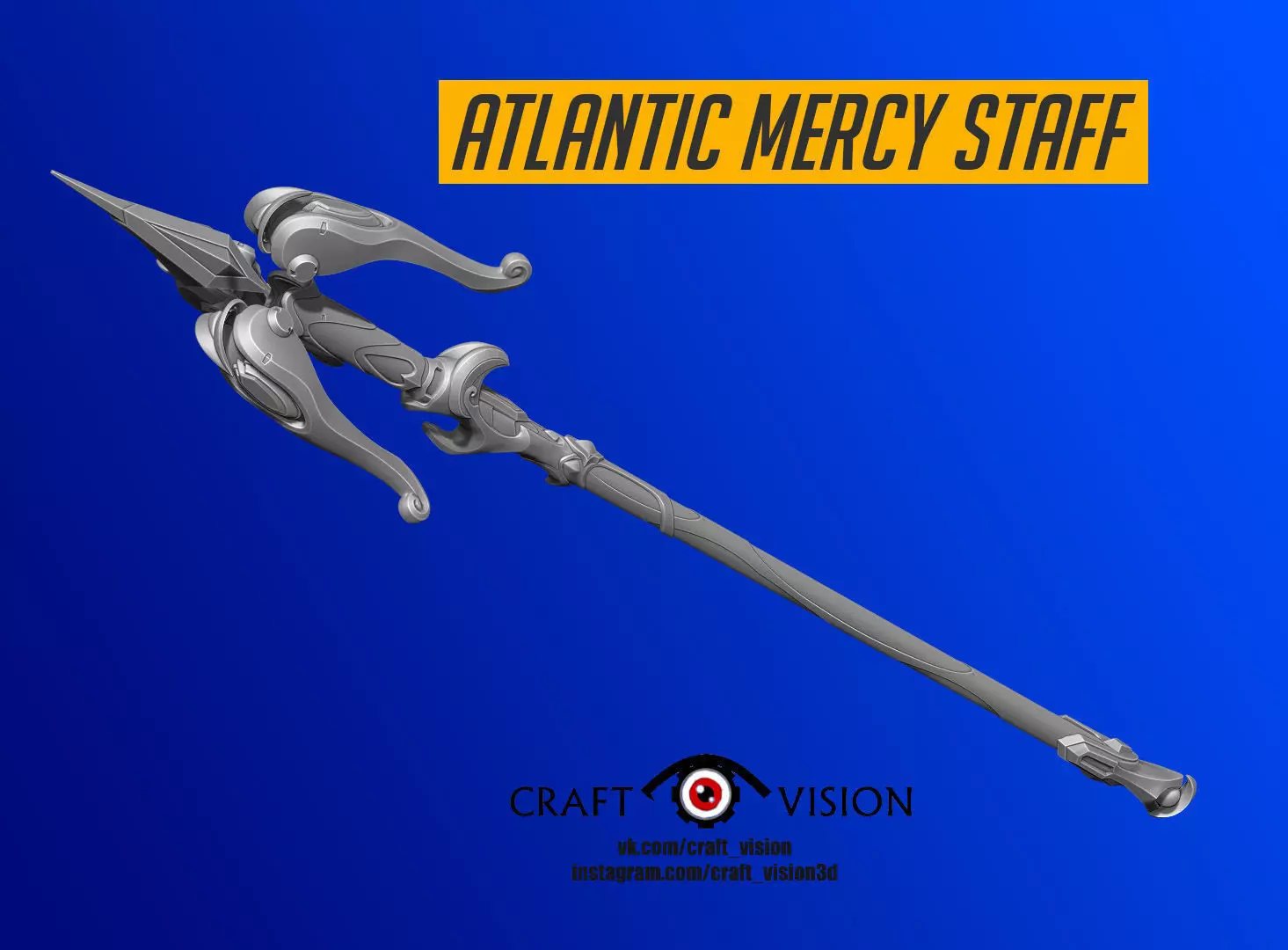 Atlantic Mercy Staff  3D print model_0