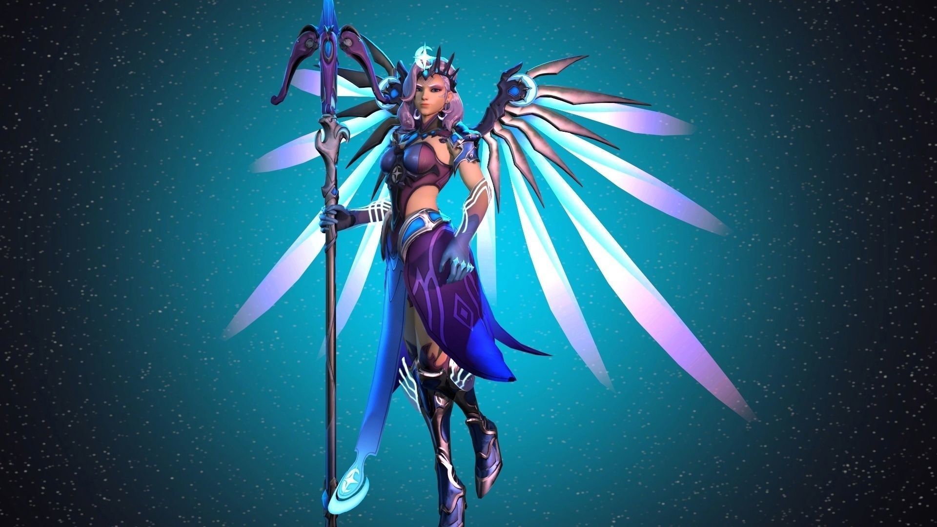 Atlantic Mercy Staff  3D print model_4
