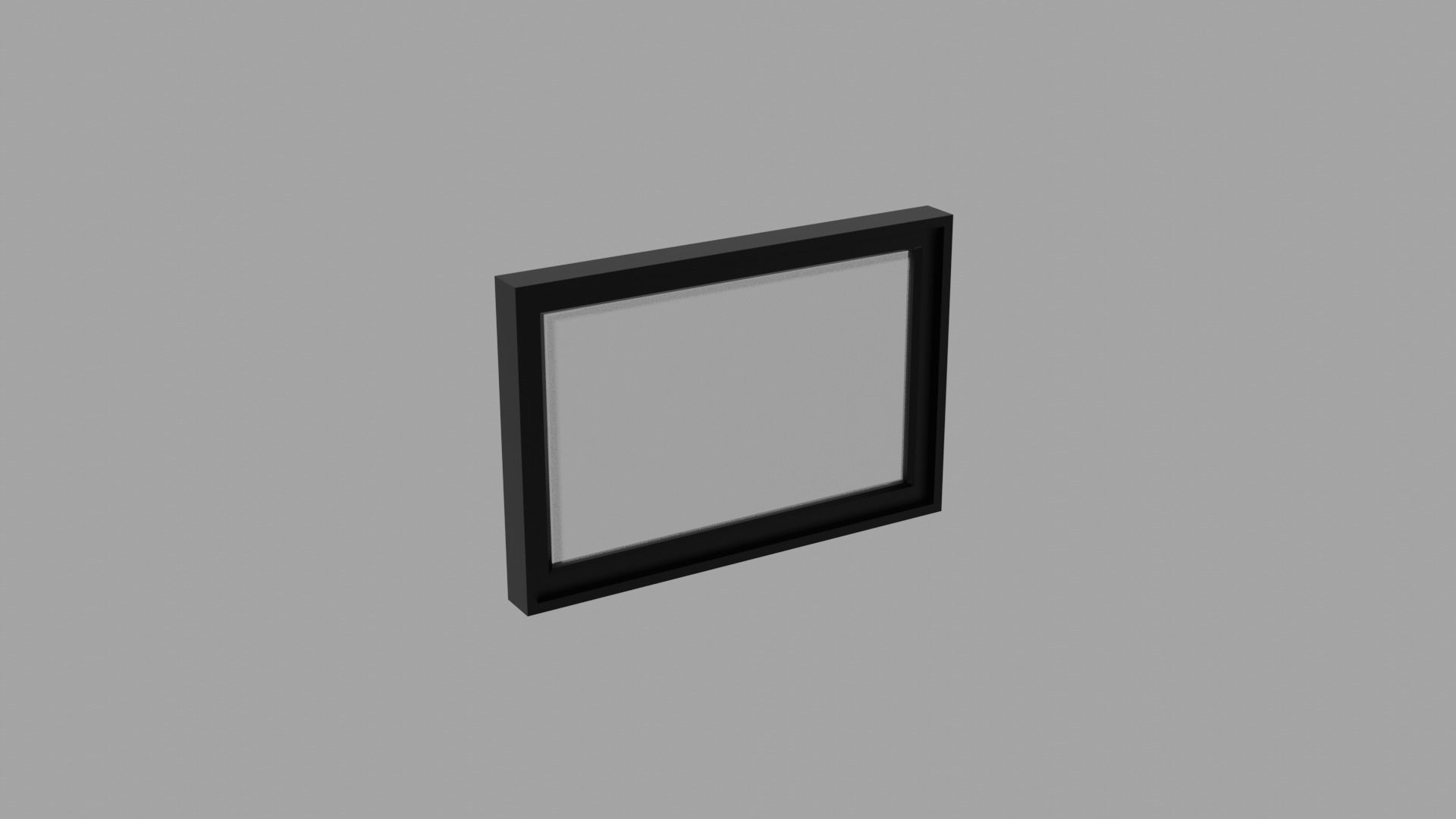 Aluminum Window Geometry Nodes Low-poly 3D model_2