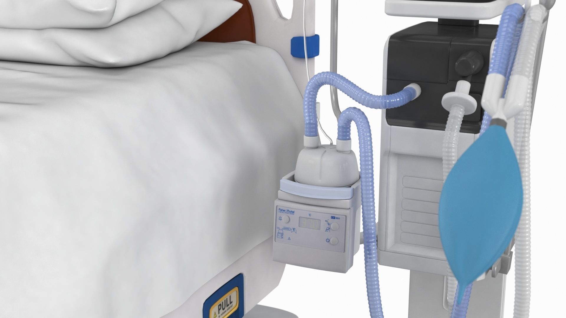 ICU Equipment Low-poly 3D model_14