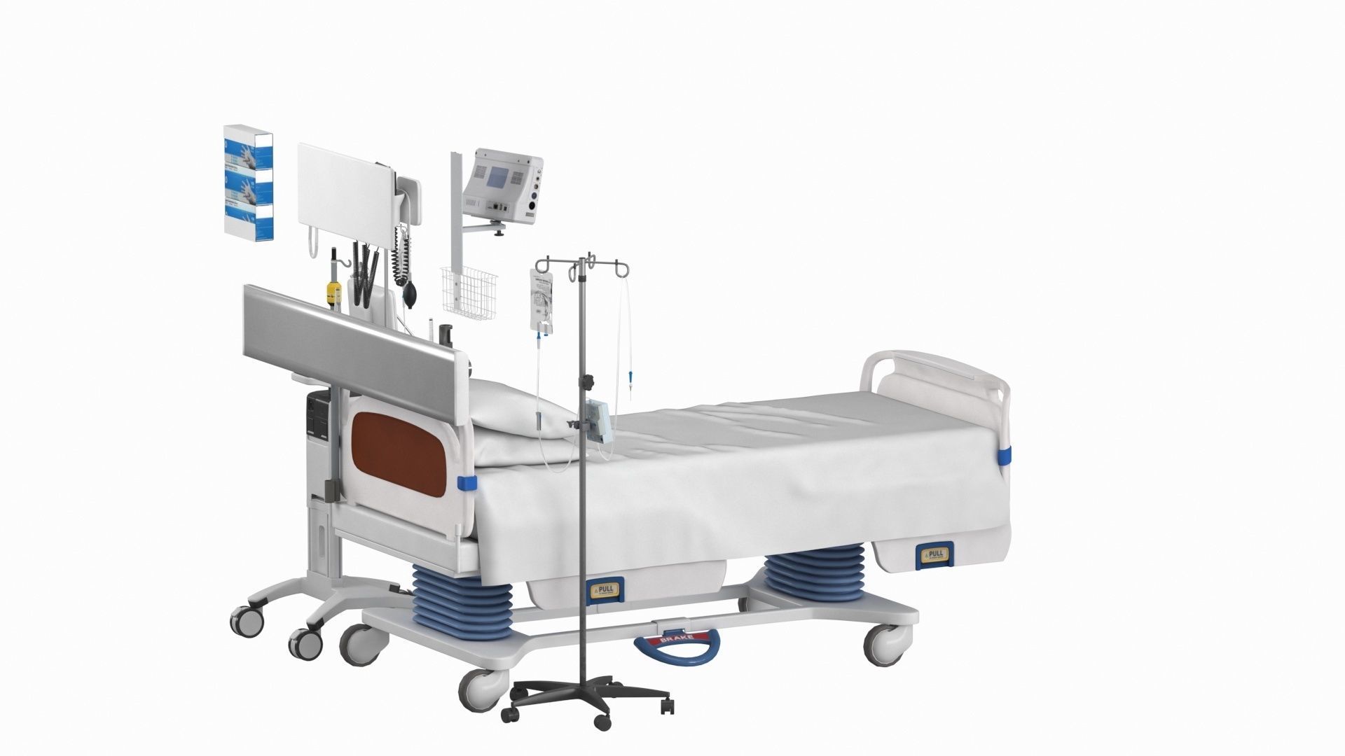 ICU Equipment Low-poly 3D model_5