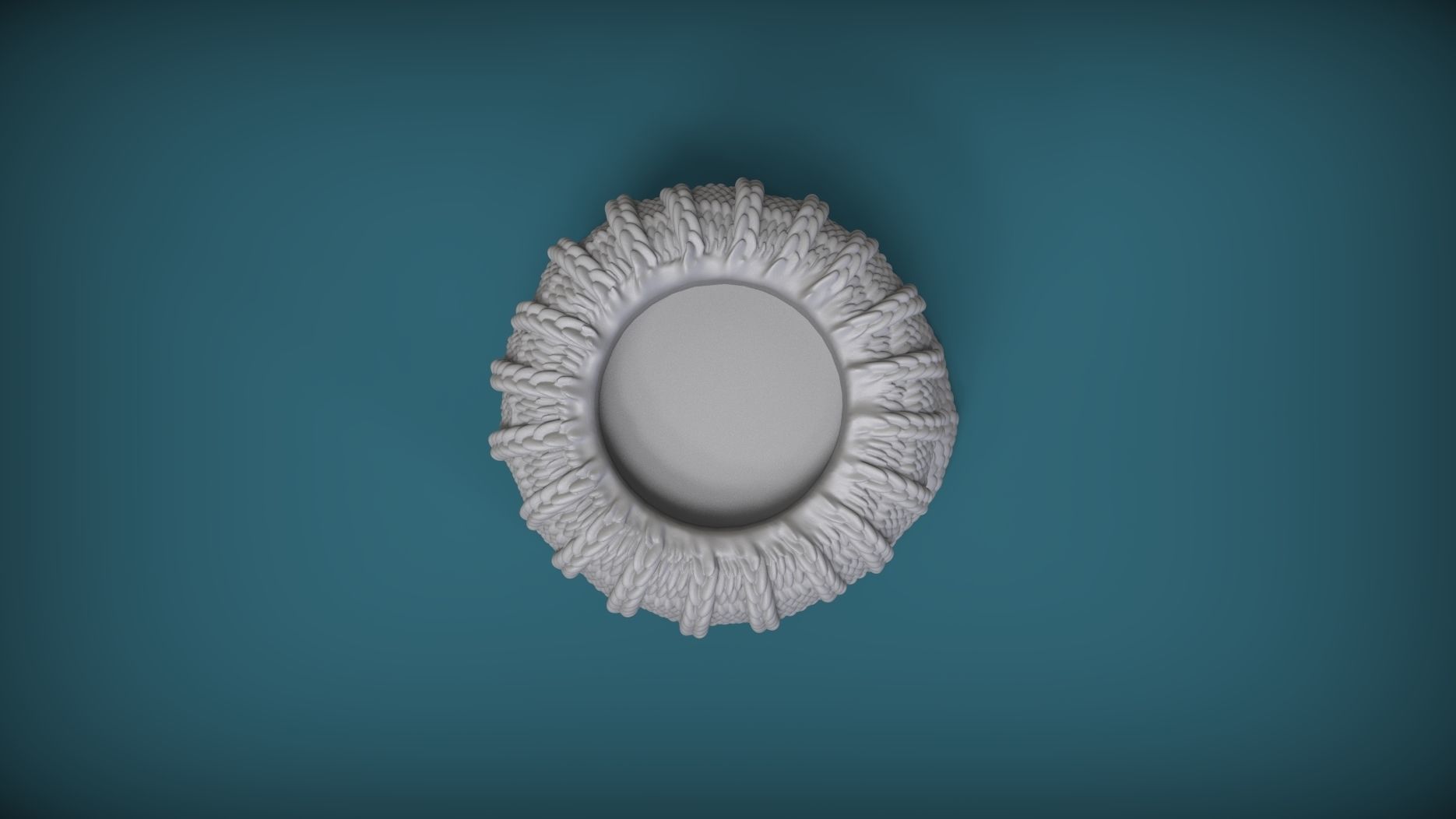 candle holder knitted bag 3D print model_2