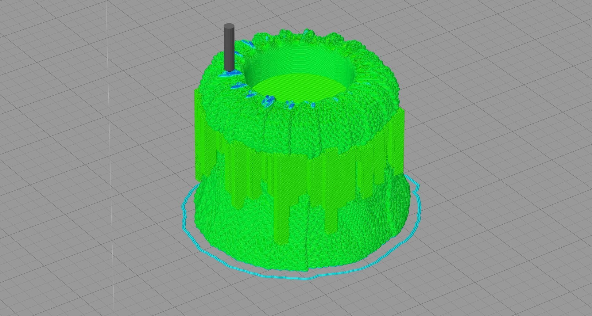 candle holder knitted bag 3D print model_5