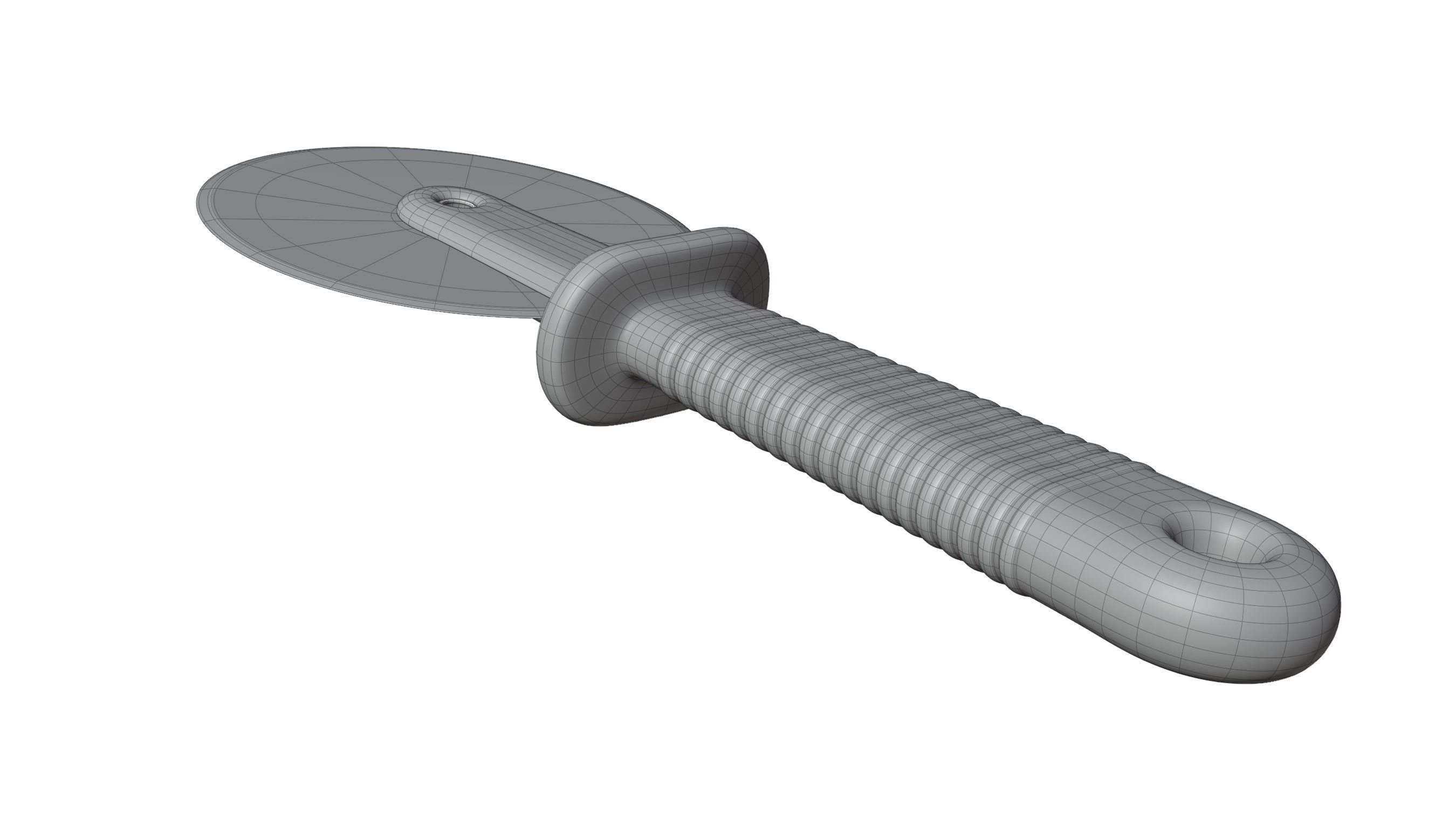 Pizza Cutter 3D model_15