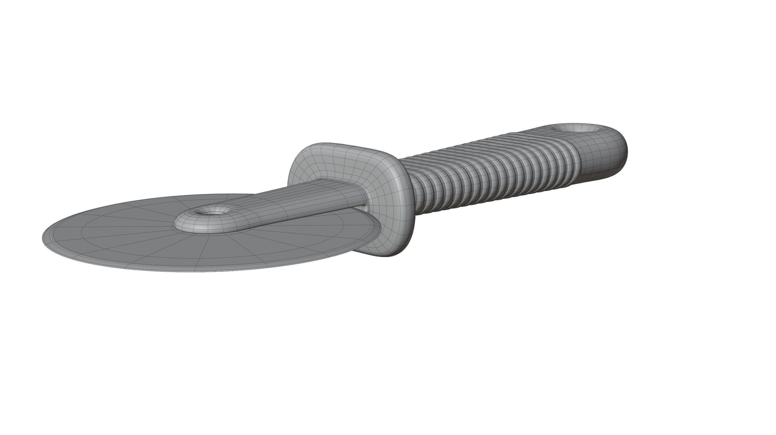 Pizza Cutter 3D model_13