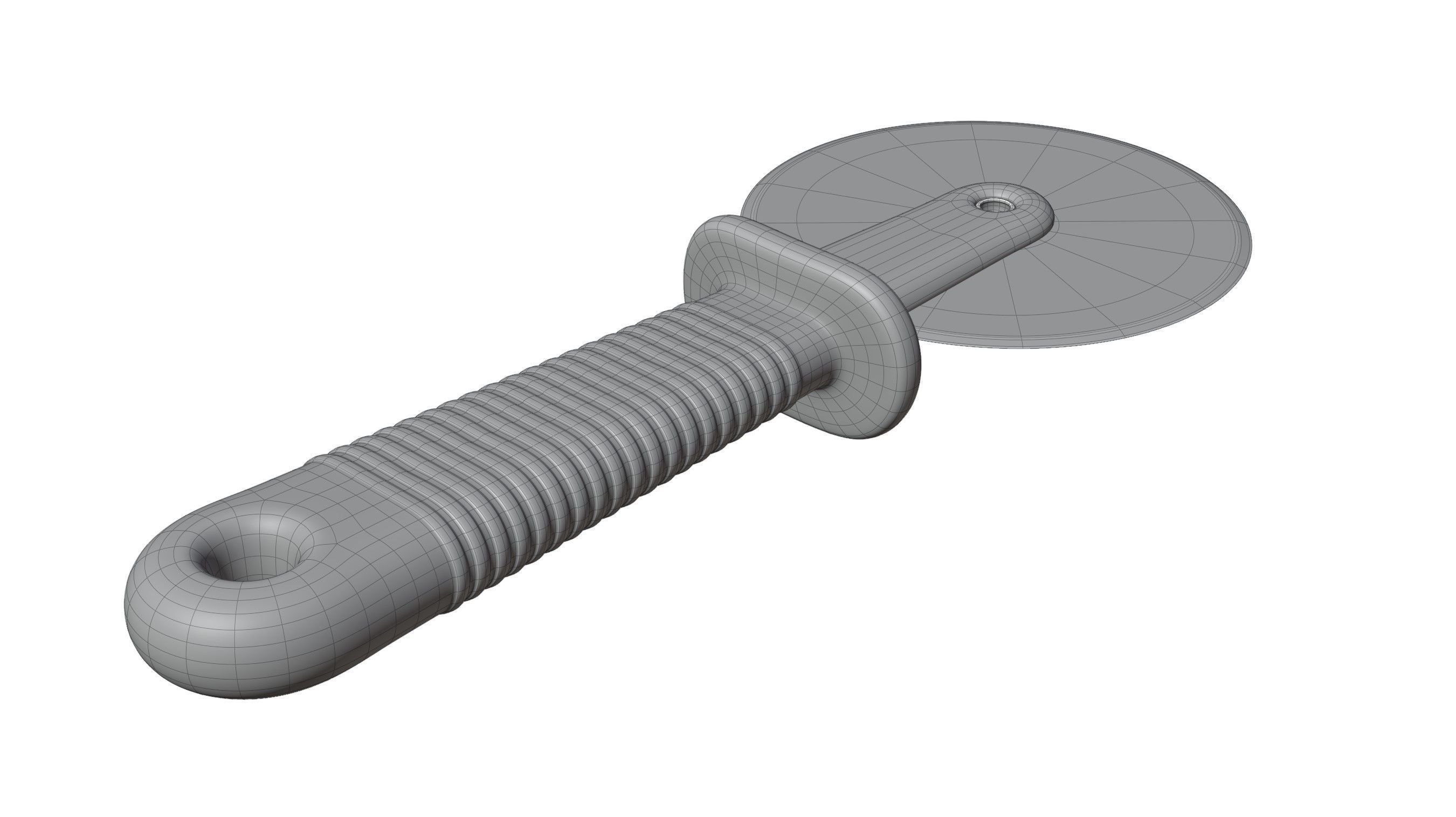 Pizza Cutter 3D model_9
