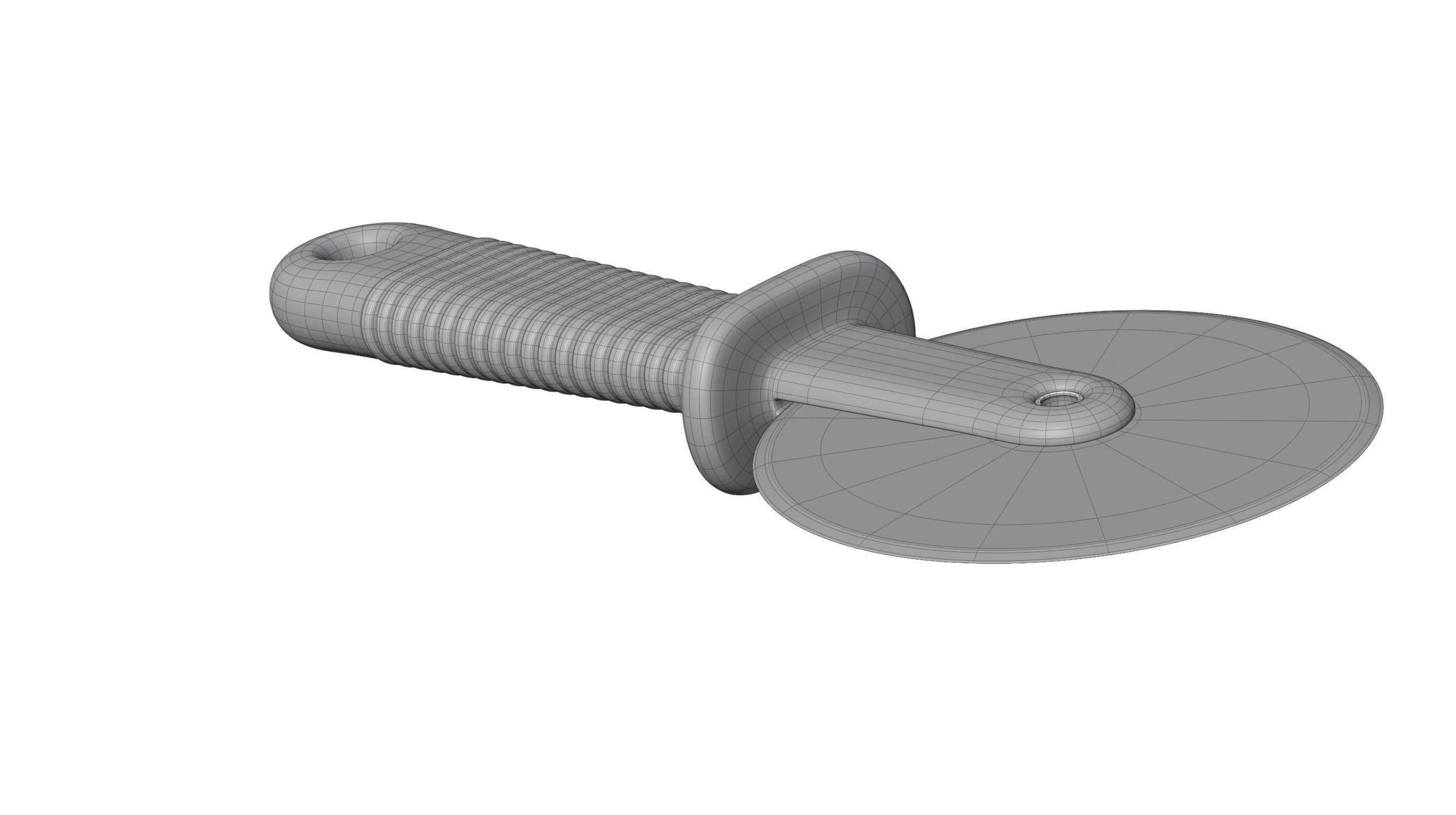 Pizza Cutter 3D model_11