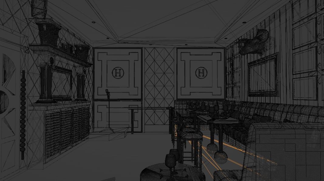 KTV room 3D model 3D model_12